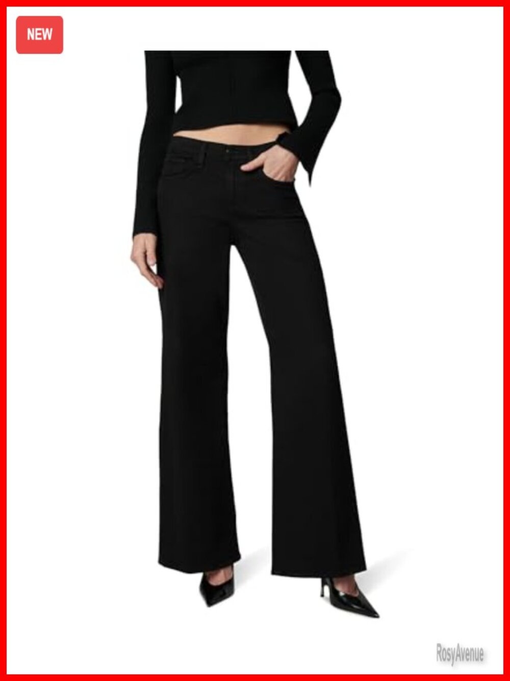 Low Rise Wide Leg Jeans Relaxed Fit Casual Fall Denim